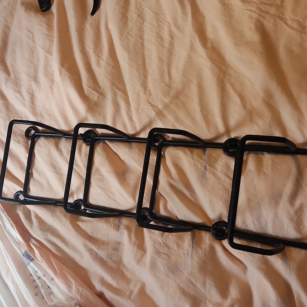 Source Unknown Black Ladder-Style Wall Organizer